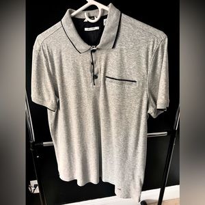 Calvin Klein Light Gray Polo // Size Small